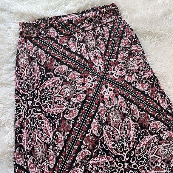 Charlotte Russe Boho Aztec Skirt With Side Slits Size 2X - Picture 2 of 5